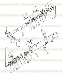 Цилиндр подъема лезвия Цилиндр подъема лезвия